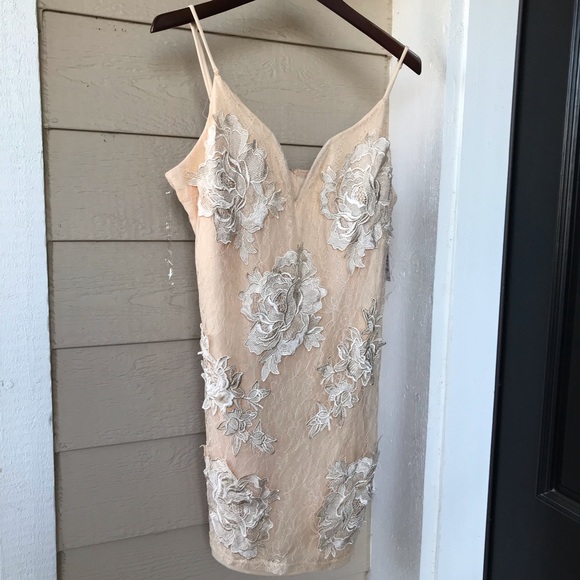 Charlotte Russe Dresses & Skirts - Charlotte Russe mini dress with lace overlay